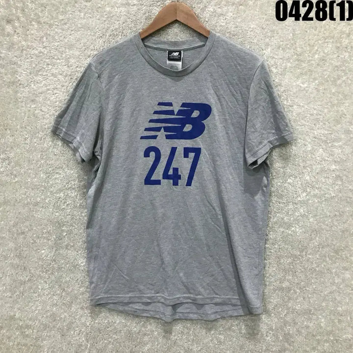 [BUNJANG] 뉴발란스 247 회색 반팔 티셔츠 XL / 뉴발란스 247 회색 반팔 티셔츠 XL
