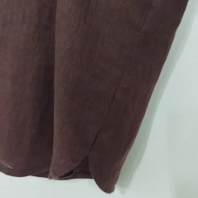 [SOLD OUT] 손정완 디자이너 브랜드 고급스런 다크 블랜드 린넨100% 블라우스
