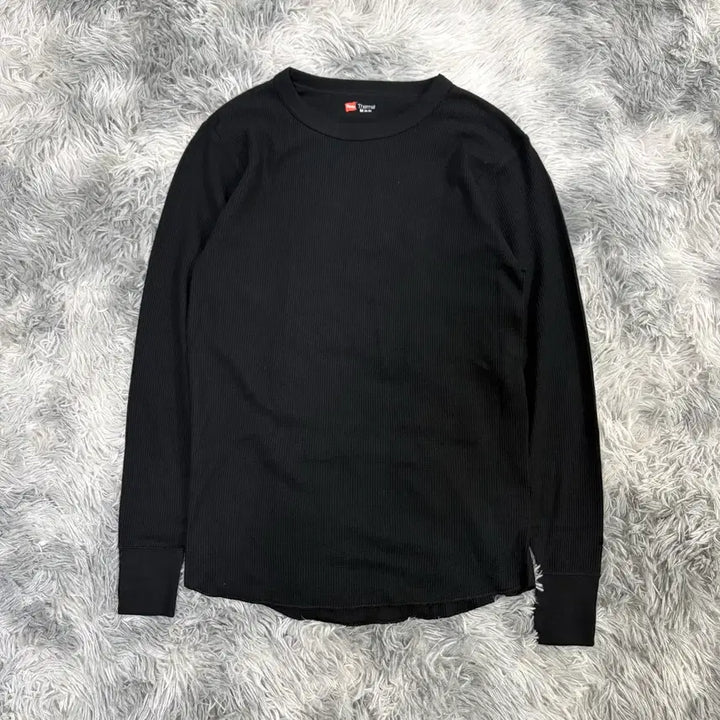[SOLD OUT] [M, 새상품] 헤인즈 써멀 롱슬리브 블랙