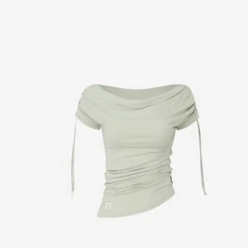 [SOLD OUT] 뉴얼린 Meow Summer draping shrring 보트넥