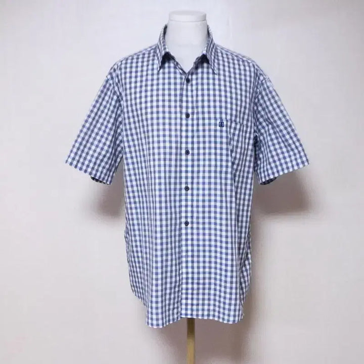 [SOLD OUT] 닥스 남성110사이즈 체크 반팔셔츠(3)