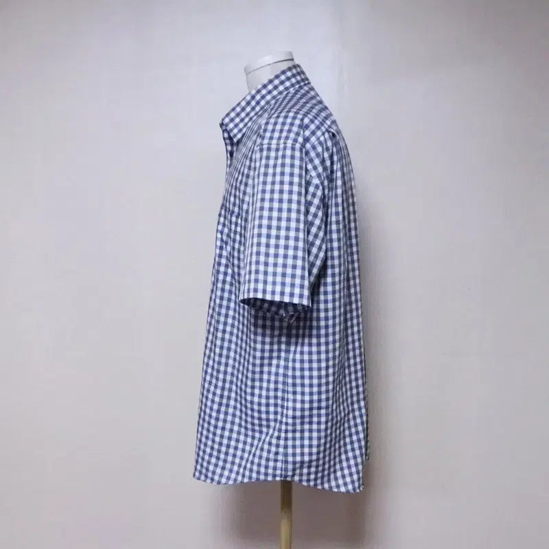 [SOLD OUT] 닥스 남성110사이즈 체크 반팔셔츠(3)