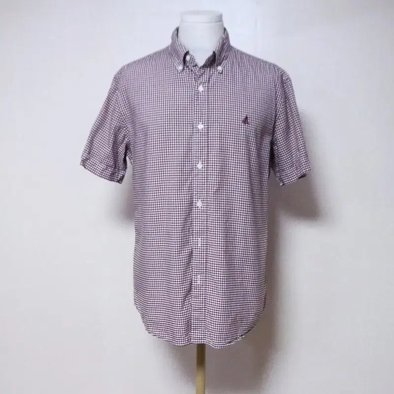 [SOLD OUT] 빈폴 남성100 체크 반팔 셔츠 (3)