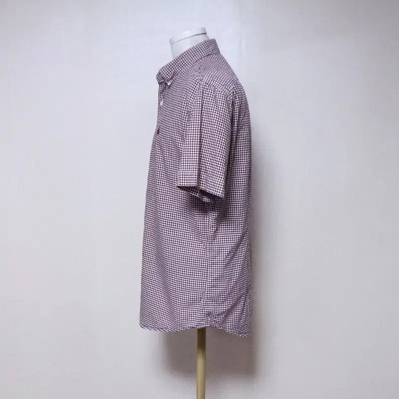[SOLD OUT] 빈폴 남성100 체크 반팔 셔츠 (3)