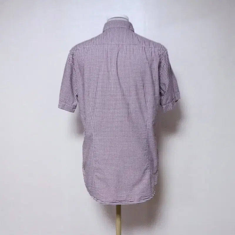 [SOLD OUT] 빈폴 남성100 체크 반팔 셔츠 (3)