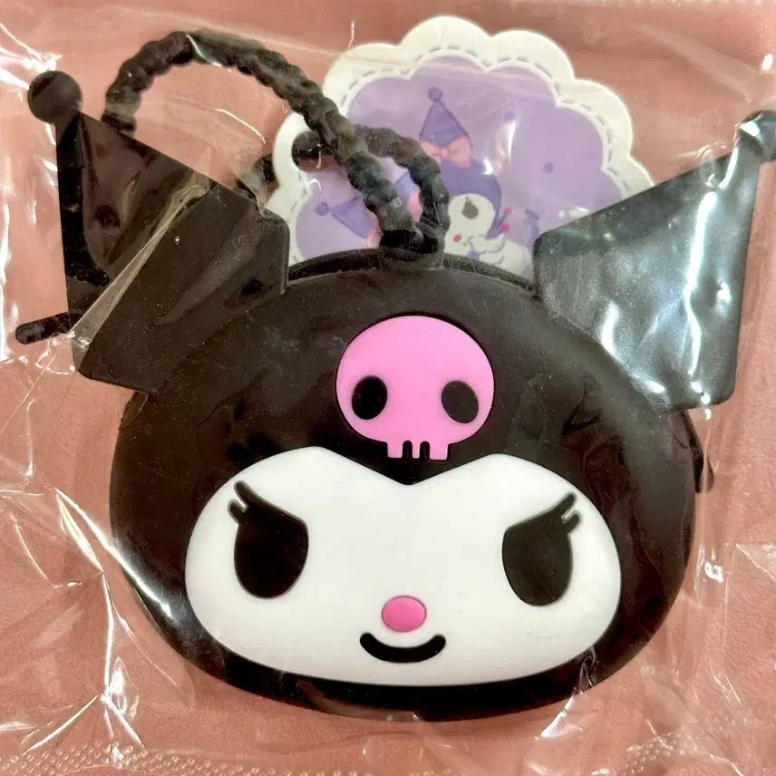 [BUNJANG] Kuromi Silicone Coin Pouch (Black) / (블랙) 쿠로미 실리콘 동전지갑