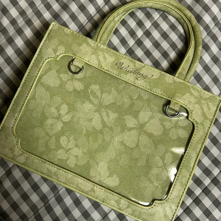 [BUNJANG] Green Ita Bag Shoulder Bag / 타오바오 wudong 연두색 이타백 팝니다
