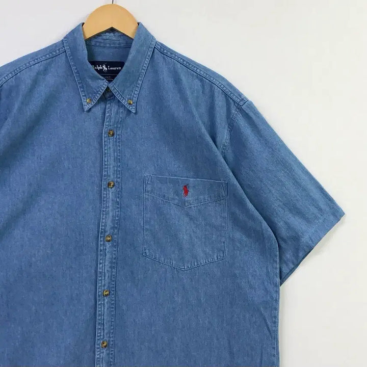 [SOLD OUT] XL 폴로 데님 셔츠