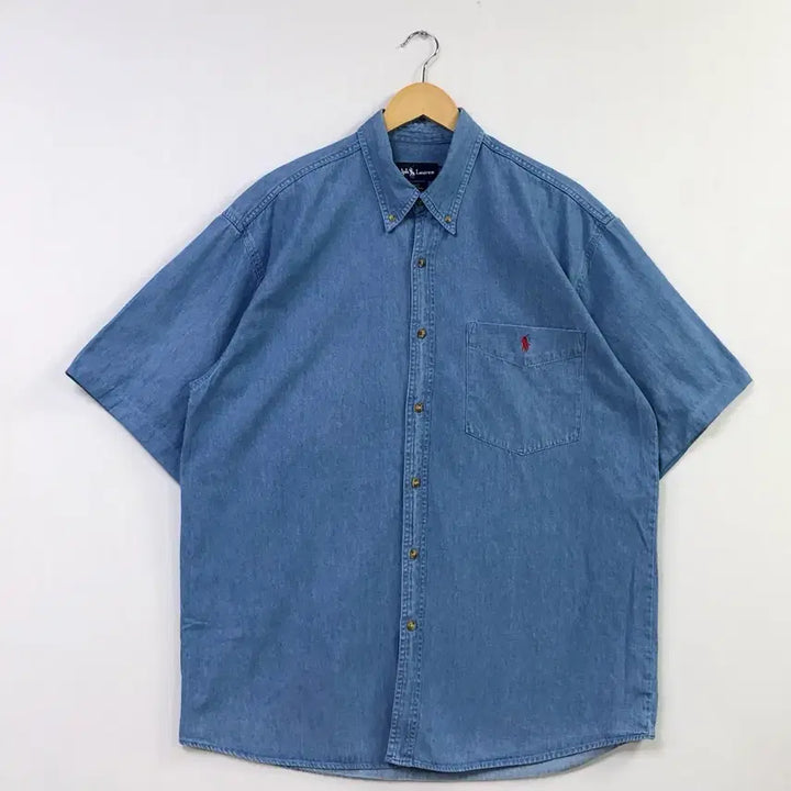 [SOLD OUT] XL 폴로 데님 셔츠