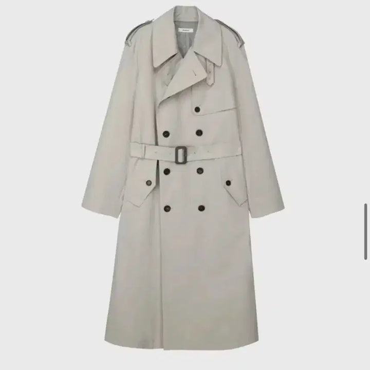 [SOLD OUT] 모노하 코튼 더블 트렌치코트 베이지