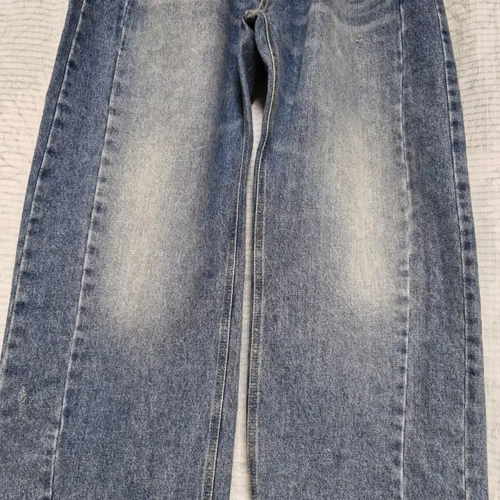 [BUNJANG] 빈티지 데님 와이드 팬츠 남녀공용 / 빈티지 데님 와이드 팬츠 남녀공용
