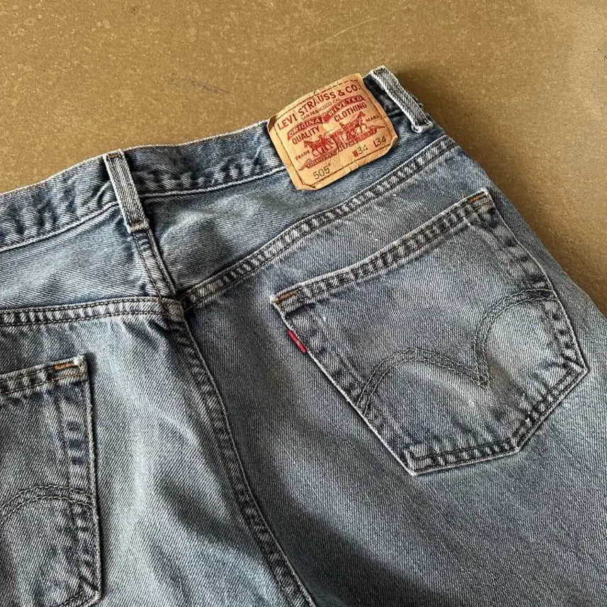 [BUNJANG] Levis 505 Regular Fit Denim 32 / Levis 505 Regular Fit Denim 32
