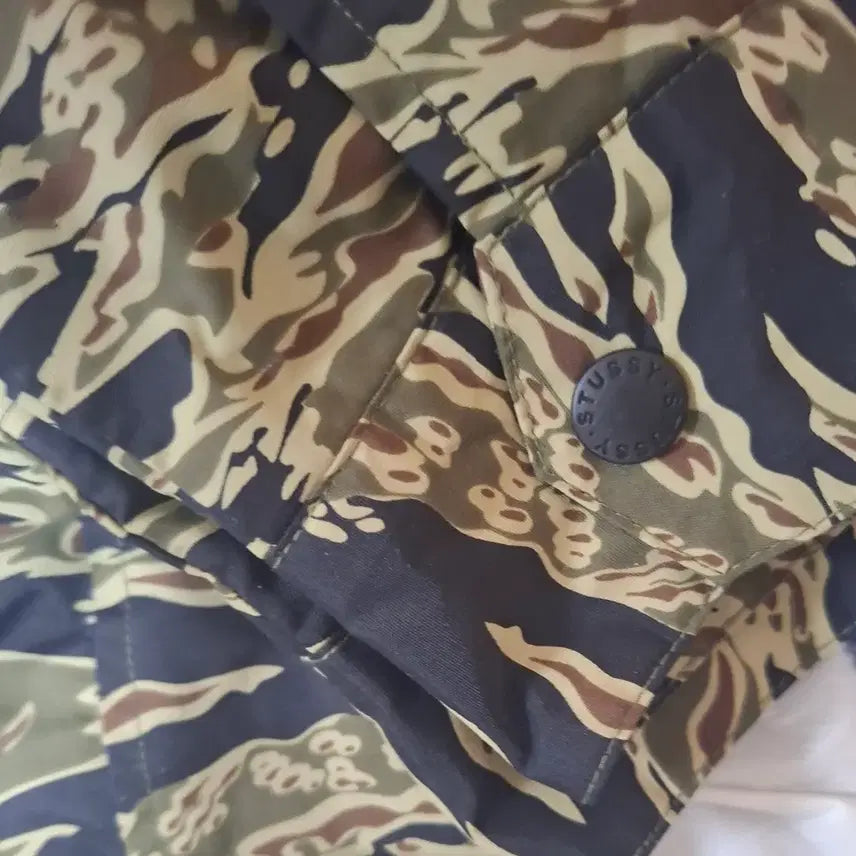 [BUNJANG] 스투시 타이거카모 카모 자켓 코치자켓 팝니다. / 스투시 타이거카모 카모 자켓 코치자켓 팝니다.