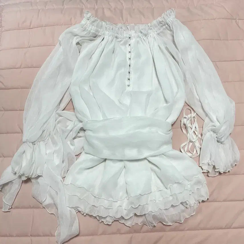 [BUNJANG] 페인오어플레져 angel hook dress / 페인오어플레져 angel hook dress (실사O)