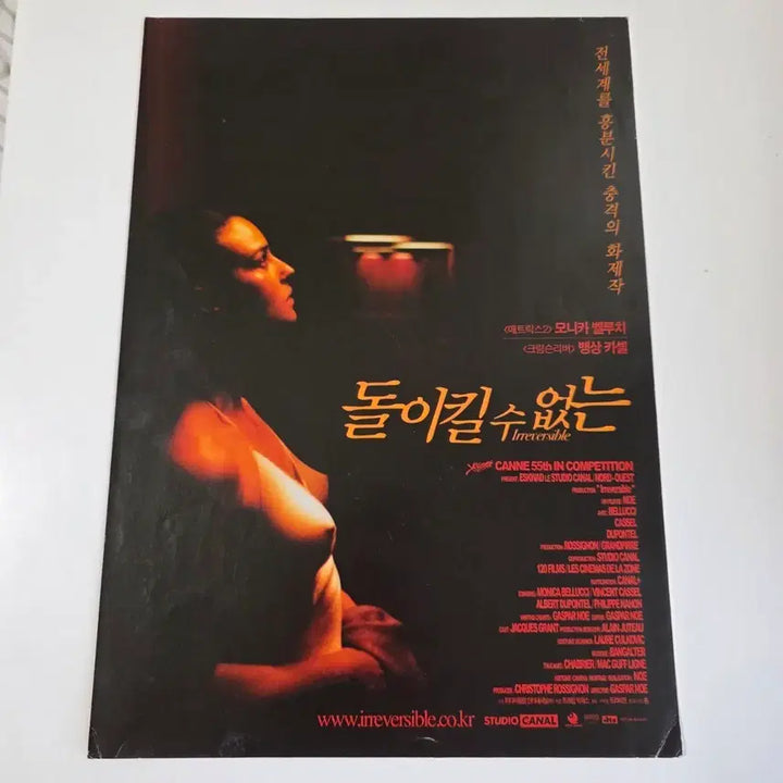 [BUNJANG] [영화 전단지] 2002 돌이킬 수 없는 / [영화 전단지] 2002 돌이킬 수 없는