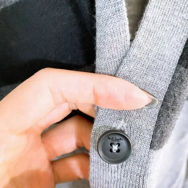 [BUNJANG] 몽빈티지(L)폴스미스남자메리노울100%한글택V넥가디건 / 몽빈티지(L)폴스미스남자메리노울100%한글택V넥가디건