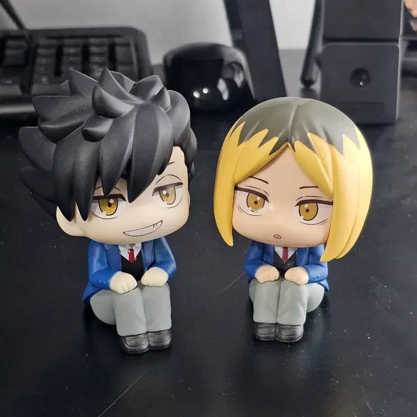 [BUNJANG] Haikyuu Kuroo &amp; Kenma Uniform Look-Up Figures Bundle Set / 쿠로오,켄마 비공식교복룩업 일괄판매