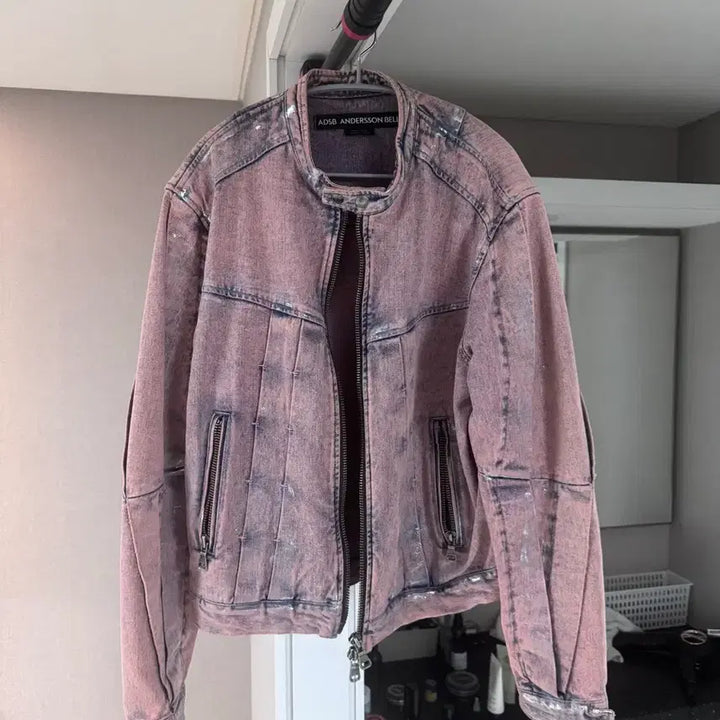 [BUNJANG] Andersson Bell Wax Coated Denim Motorcycle Jacket / 앤더슨벨 데님 자켓