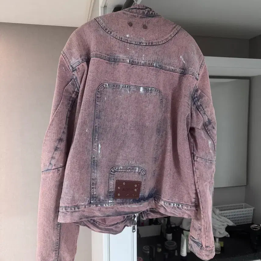 [BUNJANG] Andersson Bell Wax Coated Denim Motorcycle Jacket / 앤더슨벨 데님 자켓