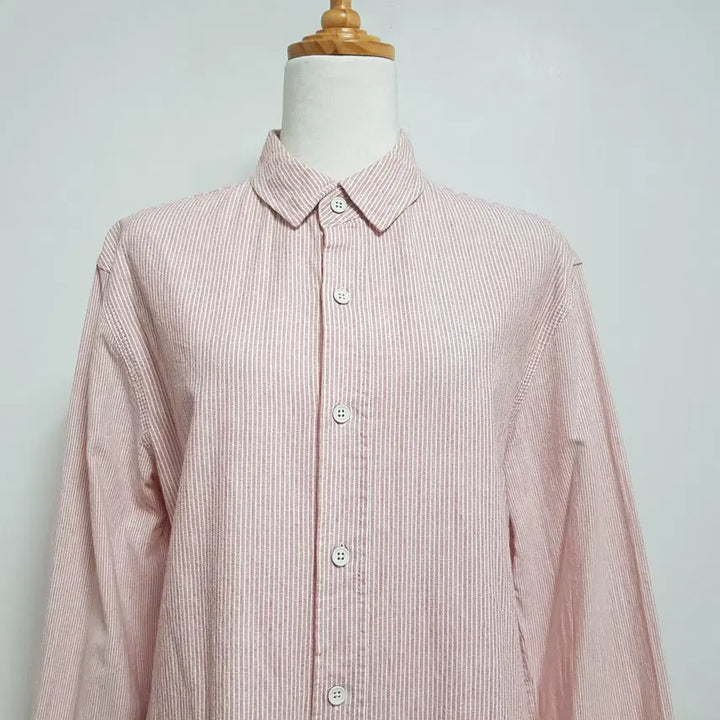 [BUNJANG] 7420/HANGTEN 남 100사이즈 핑크스트라이프셔츠/내옷방 / 7420/HANGTEN 남 100사이즈 핑크스트라이프셔츠/내옷방