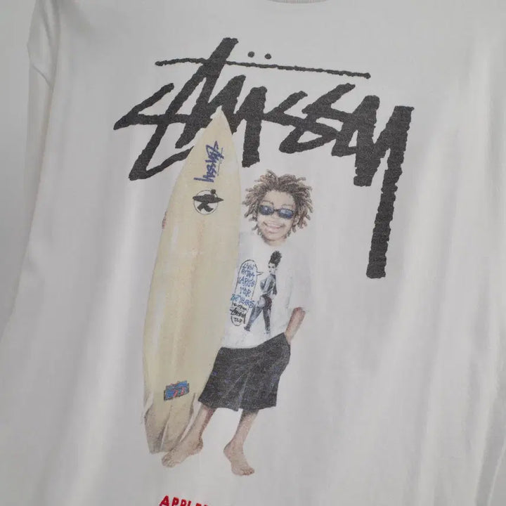 [BUNJANG] Stussy x APPLEBUM Surfman Tee / Stussy x APPLEBUM Surfman Tee