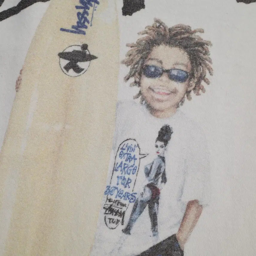 [BUNJANG] Stussy x APPLEBUM Surfman Tee / Stussy x APPLEBUM Surfman Tee