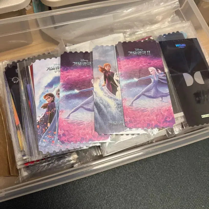 [BUNJANG] Frozen Elsa &amp; Anna Original Tickets &amp; Film Marks / 겨울왕국 오리지널 티켓 겨울왕국1겨울왕국2 엘사안나 오티 싱어롱 필름마크