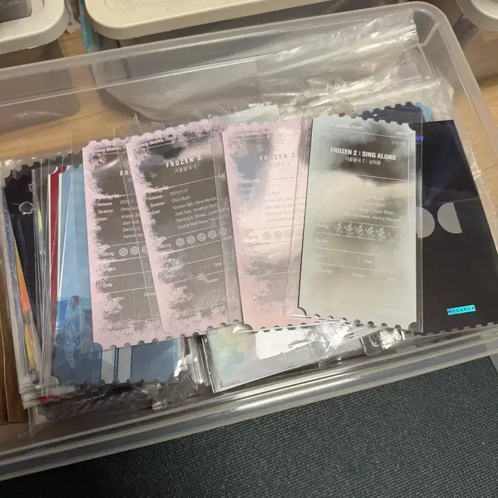 [BUNJANG] Frozen Elsa &amp; Anna Original Tickets &amp; Film Marks / 겨울왕국 오리지널 티켓 겨울왕국1겨울왕국2 엘사안나 오티 싱어롱 필름마크