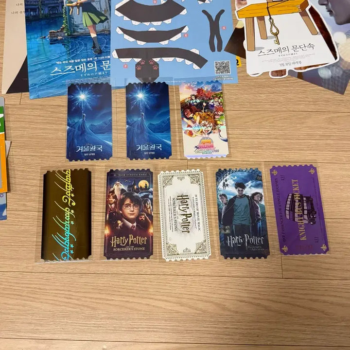 [BUNJANG] Frozen Elsa &amp; Anna Original Tickets &amp; Film Marks / 겨울왕국 오리지널 티켓 겨울왕국1겨울왕국2 엘사안나 오티 싱어롱 필름마크