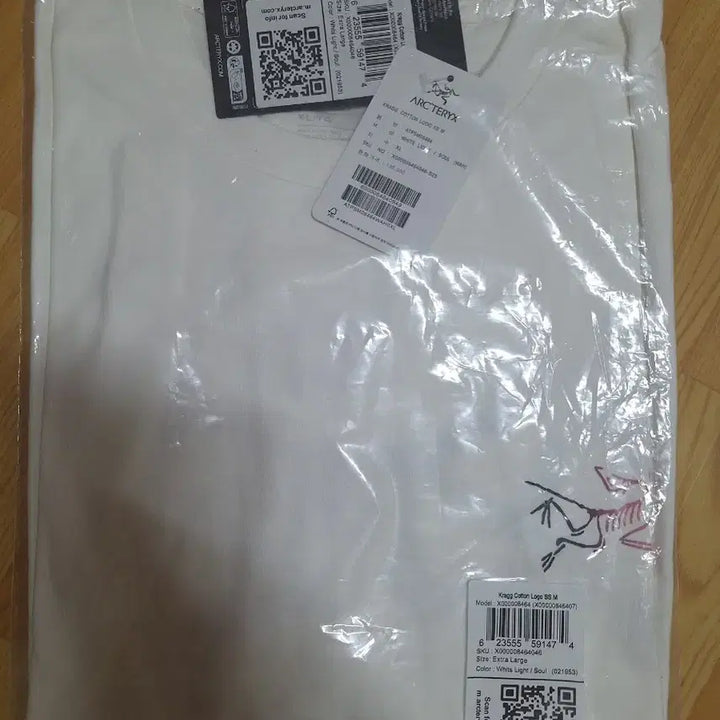 [SOLD OUT] 아크테릭스 크래그 반팔 티셔츠 XL 화이트