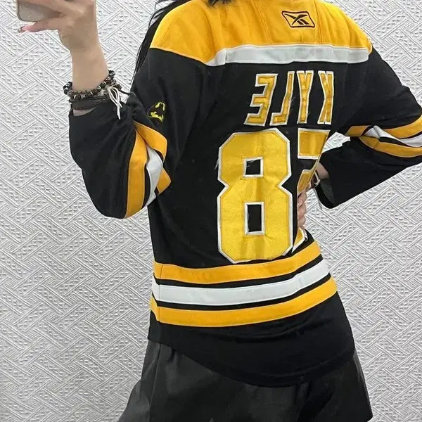 [BUNJANG] 리복 NHL 보스턴 블록코어 하키 져지 롱슬리브 M C11104 / 리복 NHL 보스턴 블록코어 하키 져지 롱슬리브 M C11104