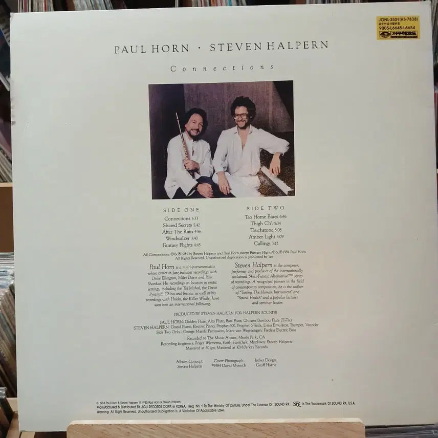[BUNJANG] 민트 폴 혼 스티븐 할펀 Connections LP 할인 / 민트 폴 혼 스티븐 할펀 Connections LP 할인