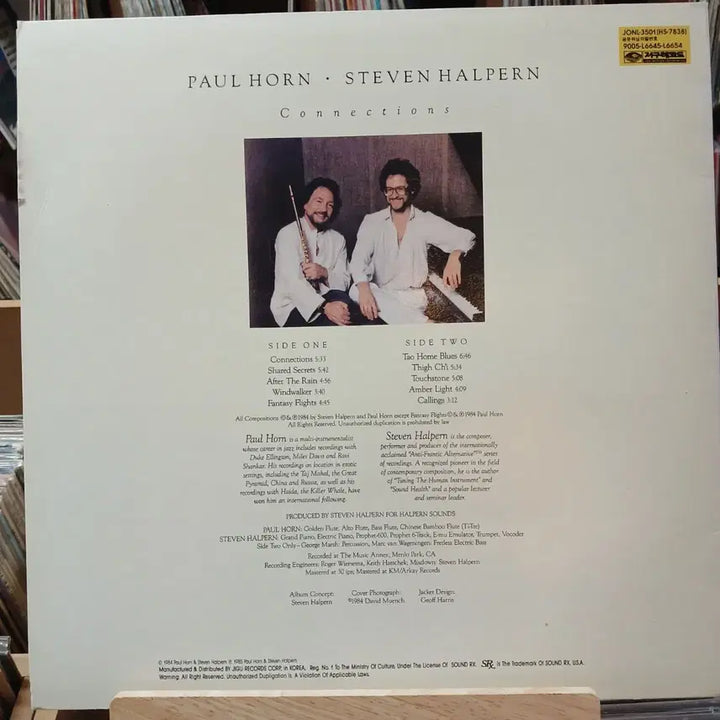 [BUNJANG] 민트 폴 혼 스티븐 할펀 Connections LP 할인 / 민트 폴 혼 스티븐 할펀 Connections LP 할인