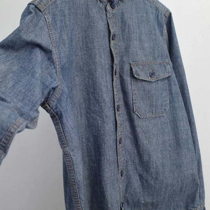 [BUNJANG] gu / denim hooded shirt / gu / denim hooded shirt