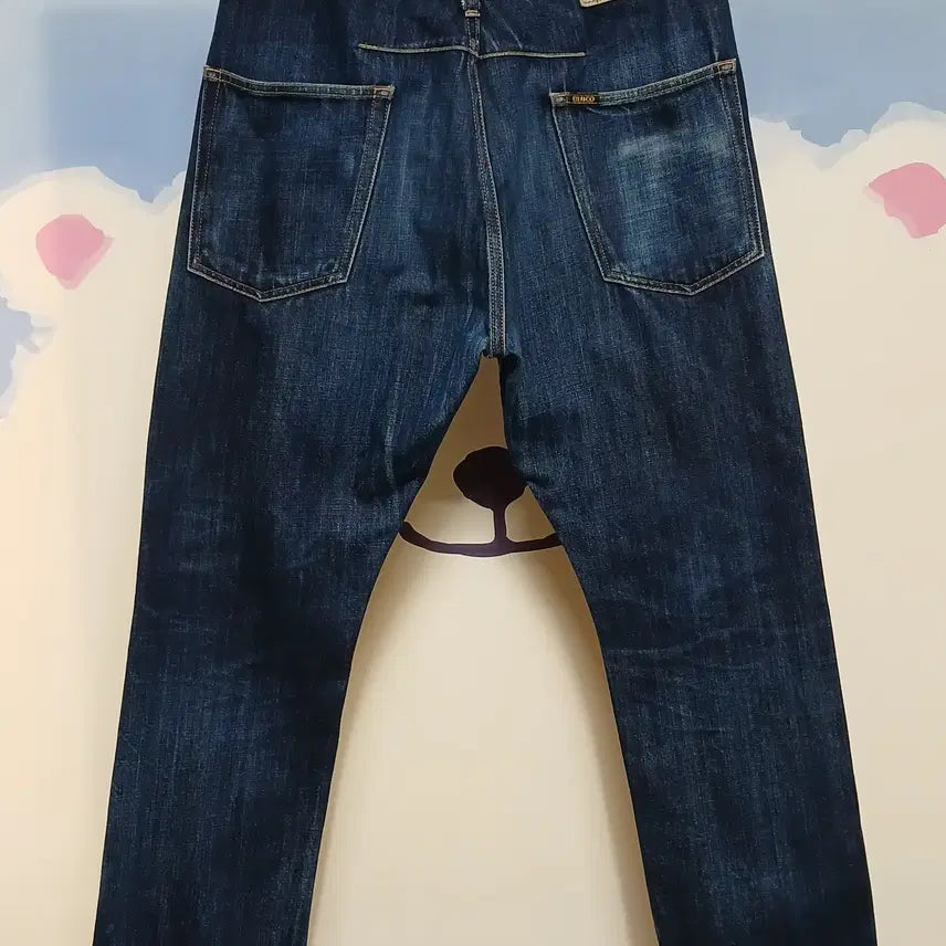 [BUNJANG] (M) BLUCO 워크 가먼트 일본 데님 크롭 청바지 / (M) BLUCO 워크 가먼트 일본 데님 크롭 청바지