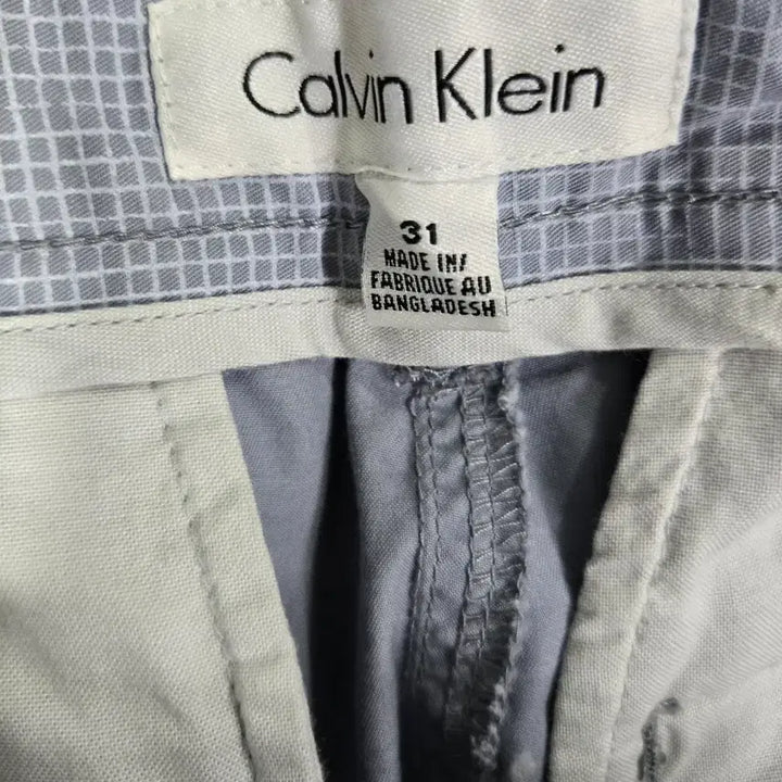 [BUNJANG] Calvin Klein Checkered Chino Shorts / 캘빈클라인 체크 치노 반바지 면 반바지 32