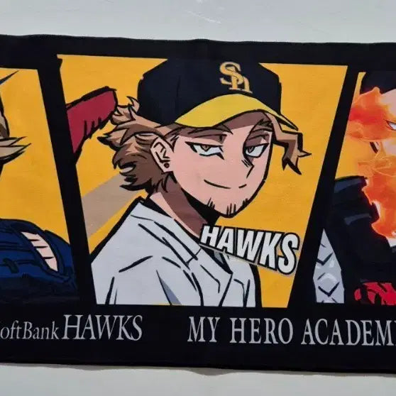 [BUNJANG] My Hero Academia Softbank Hawks Collaboration Towel / 히로아카 소프트뱅크 호크스 콜라보 타올
