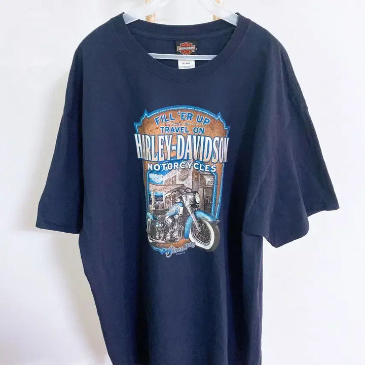 [BUNJANG] 몽빈티지(2XL)할리데이비슨남자바이크오버핏라운드반팔티 / 몽빈티지(2XL)할리데이비슨남자바이크오버핏라운드반팔티