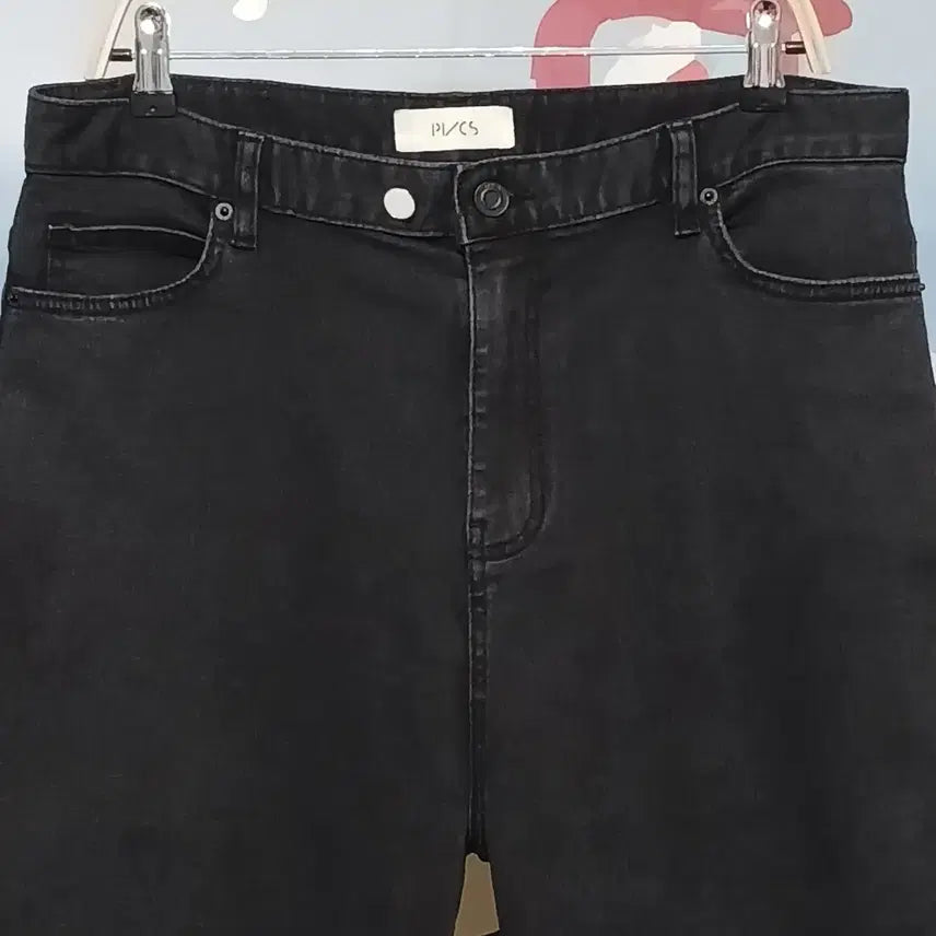[BUNJANG] (XL) 프븏스 PVCS 흑검 와이드 데님 팬츠 청바지 / (XL) 프븏스 PVCS 흑검 와이드 데님 팬츠 청바지