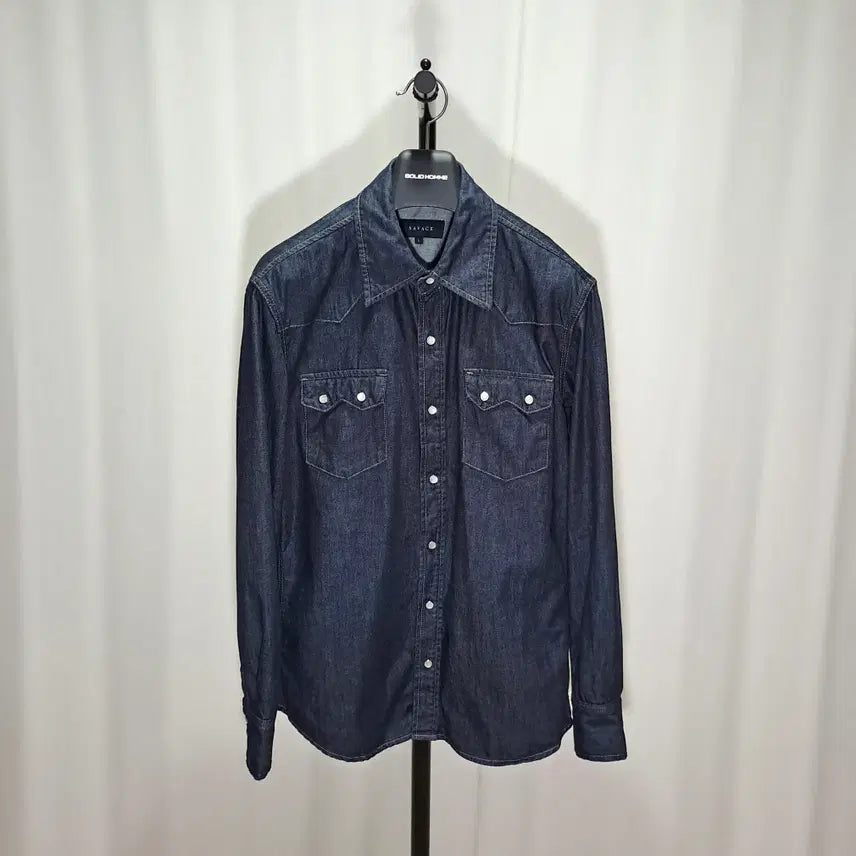 [SOLD OUT] (택포) 세비지 웨스턴 셔츠 L B829