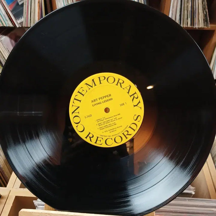 [BUNJANG] 희귀 아트 페퍼 Art Pepper Living Legend LP / 희귀 아트 페퍼 Art Pepper Living Legend LP