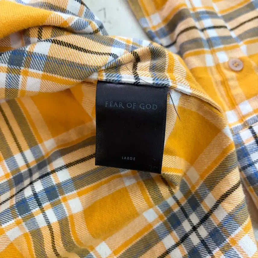 [BUNJANG] 피어 오브 갓 빈티지 플란넬 체크 셔츠 2XL / 피어 오브 갓 빈티지 플란넬 체크 셔츠 2XL