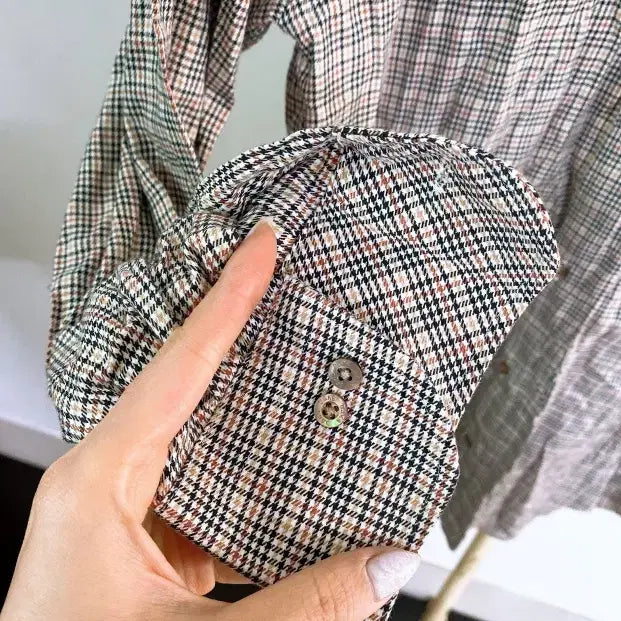 [BUNJANG] 몽빈티지(100)닥스남자포켓체크긴팔남방 / 몽빈티지(100)닥스남자포켓체크긴팔남방