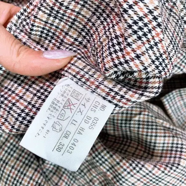 [BUNJANG] 몽빈티지(100)닥스남자포켓체크긴팔남방 / 몽빈티지(100)닥스남자포켓체크긴팔남방