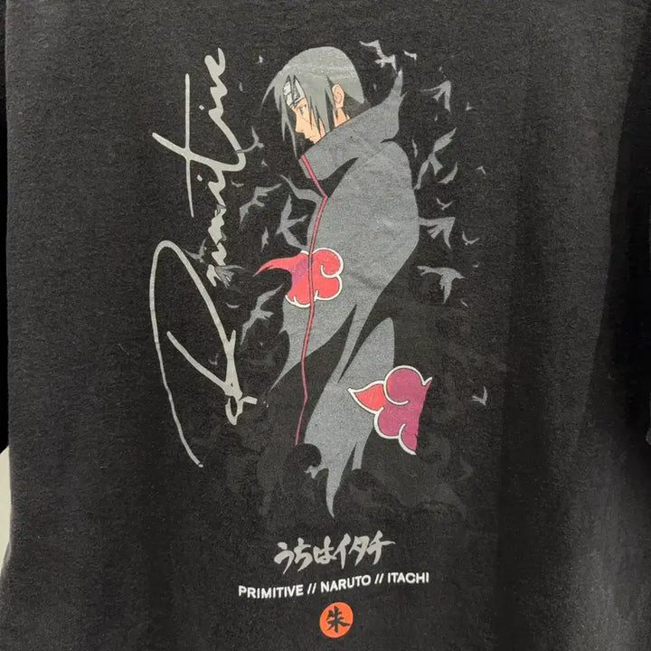[BUNJANG] 00s Primitive x Naruto 이타치 애니 티셔츠 / 00s Primitive x Naruto 이타치 애니 티셔츠