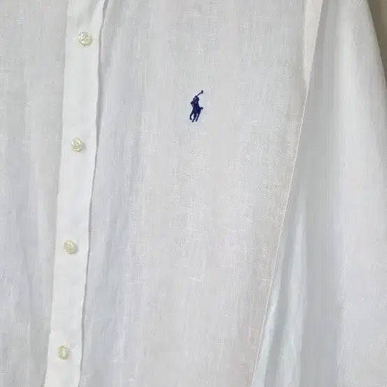 [SOLD OUT] 폴로 랄프로렌 린넨 셔츠 화이트 L (105-107)새컨디션 택포