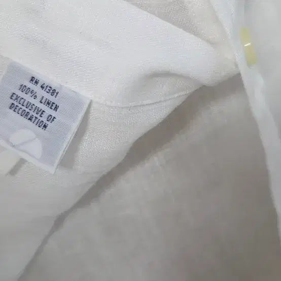 [SOLD OUT] 폴로 랄프로렌 린넨 셔츠 화이트 L (105-107)새컨디션 택포