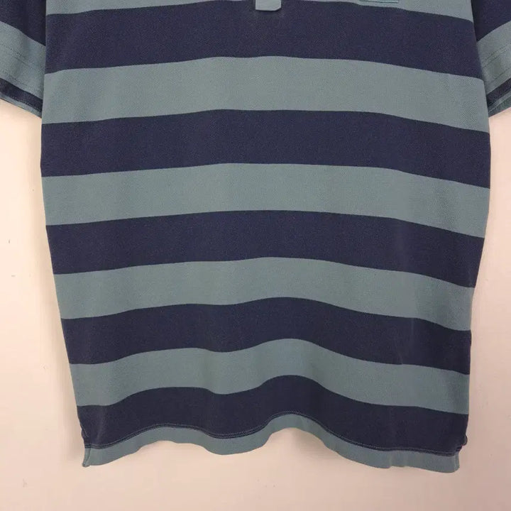 [SOLD OUT] [95-100] 스톤 아일랜드 네이비 배색 반팔 피케셔츠
