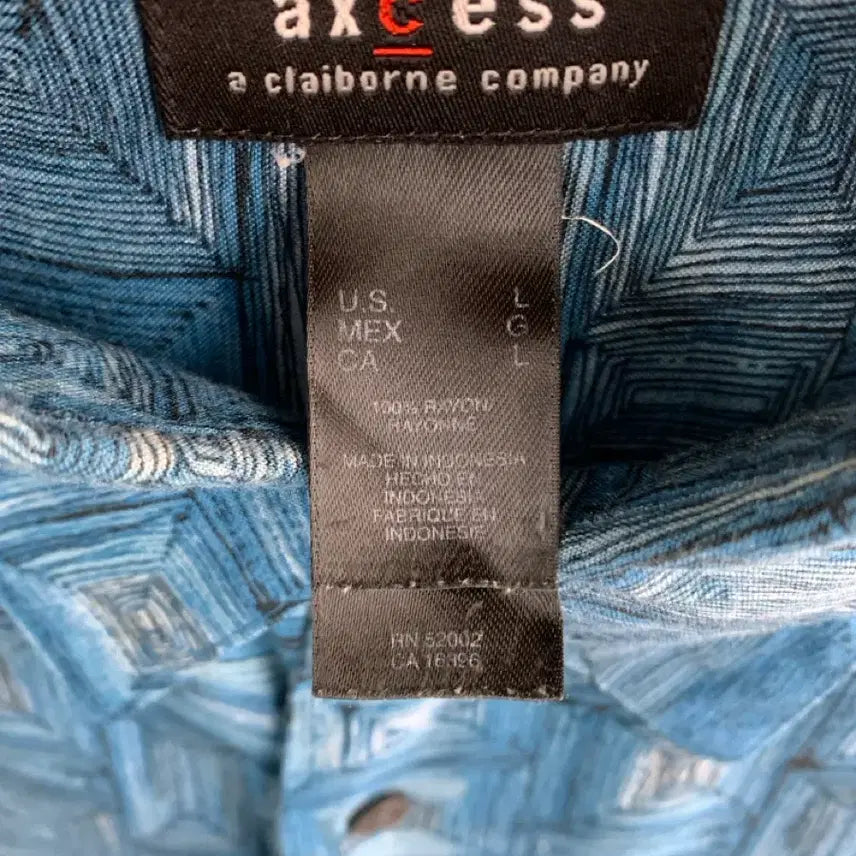 [BUNJANG] 만원샵) axcess 빈티지 패턴 반팔 셔츠 L C331 / 만원샵) axcess 빈티지 패턴 반팔 셔츠 L C331