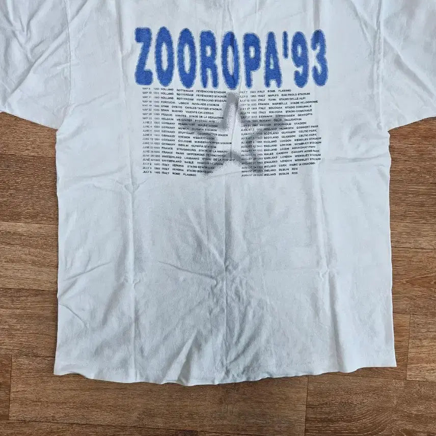 [BUNJANG] [XL] 빈티지 U2 Zooropa 밴드티 / [XL] 빈티지 U2 Zooropa 밴드티